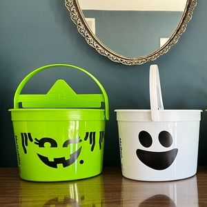 Set of 2 Halloween Boo bucket pails McDonalds